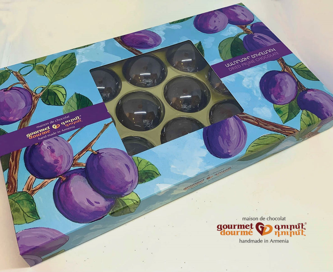 Dark Chocolate Dipped Plums