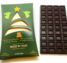 Load image into Gallery viewer, Christmas Tree Dark Chocolate Bar
